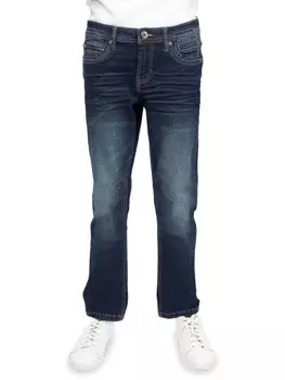 Джинсы с бакенбардами для мальчика Cultura, темно-синий