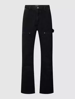 Джинсы с декоративными швами, модель «Cassido Carpenter» Pegador, черный