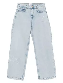 Джинсы с граффити Casablanca, синий