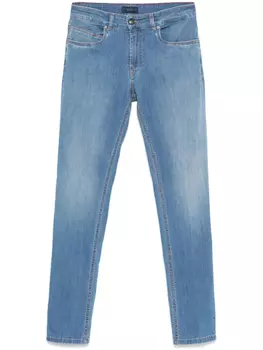 Джинсы с карманами Fay, синий