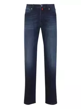 Джинсы с карманами Kiton, синий