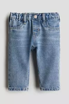 Джинсы с карманами в форме сердечек H&M, синий