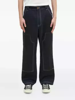 Джинсы с контрастной строчкой ICECREAM, синий