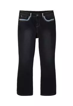 Джинсы с контрастными деталями sheego, цвет Black Denim