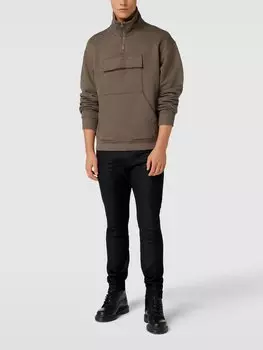 Джинсы с кожаной нашивкой-лейблом, модель «REVEND» G-Star Raw, черный