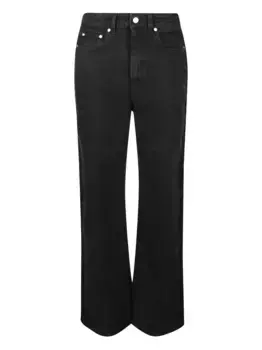 Джинсы с кружевными вставками STELLA MCCARTNEY, черный