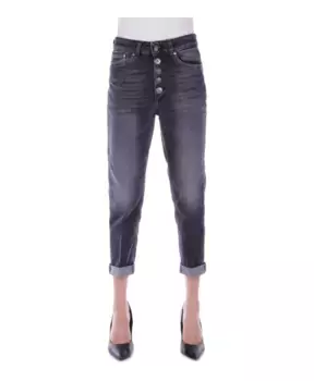 Джинсы с логотипом и карманами Dondup, черный