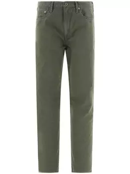 Джинсы с логотипом KAPITAL, зеленый