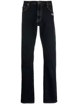 Джинсы с логотипом Off-White, синий