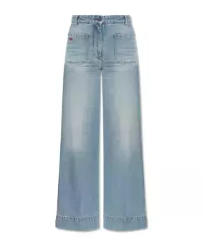 Джинсы с логотипом Victoria Beckham, синий