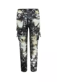 Джинсы с модными заклепками CIPO & BAXX, хаки