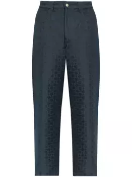 Джинсы с монограммой Givenchy, синий