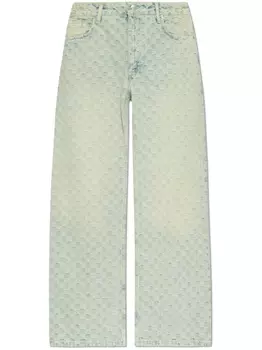 Джинсы с монограммой MISBHV, синий