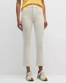 Джинсы с накладными карманами The Hustler MOTHER, цвет Cream Puffs