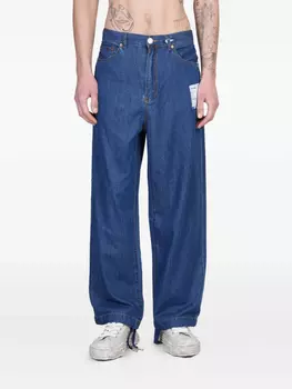 Джинсы с нашивками Maison MIHARA YASUHIRO, синий