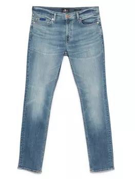 Джинсы с нашивкой-логотипом 7 For All Mankind, синий