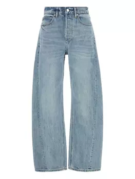 Джинсы с нашивкой-логотипом Alexander Wang, синий