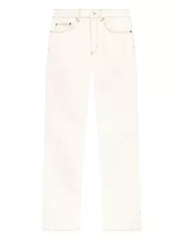Джинсы с нашивкой-логотипом AMI Paris, белый
