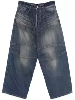 Джинсы с нашивкой-логотипом BALENCIAGA, синий