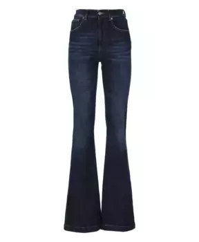 Джинсы с нашивкой логотипом Dondup, синий