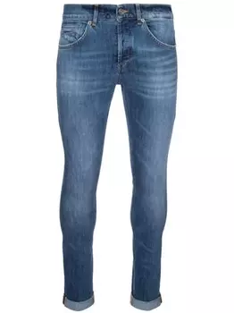 Джинсы с нашивкой-логотипом DONDUP, синий