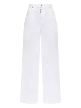 Джинсы с нашивкой-логотипом DSQUARED2, белый