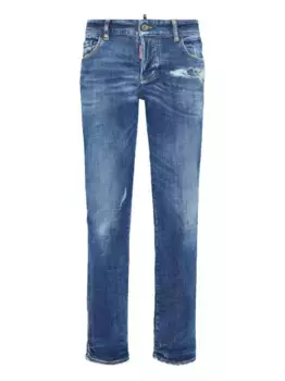 Джинсы с нашивкой-логотипом DSQUARED2, синий