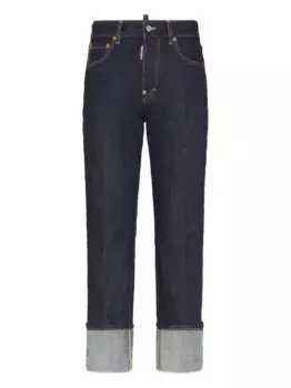 Джинсы с нашивкой-логотипом DSQUARED2, синий