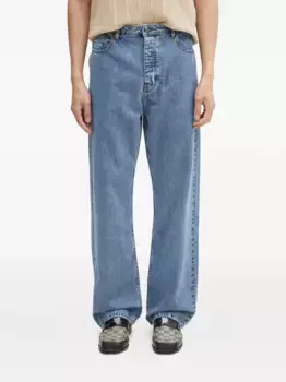 Джинсы с нашивкой-логотипом Filling Pieces, синий