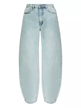 Джинсы с нашивкой-логотипом Gestuz, синий