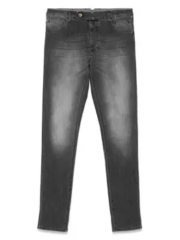 Джинсы с нашивкой-логотипом Incotex, серый