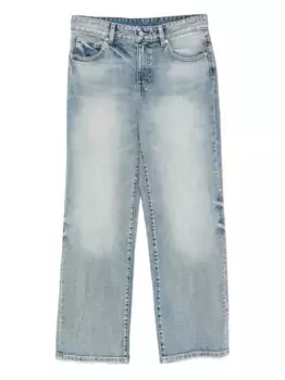 Джинсы с нашивкой-логотипом JNBY, синий