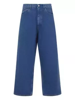 Джинсы с нашивкой-логотипом Marni, синий