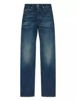 Джинсы с нашивкой-логотипом MM6 Maison Margiela, синий