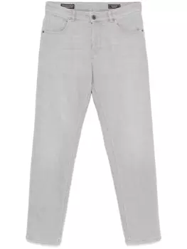 Джинсы с нашивкой-логотипом Peserico, серый