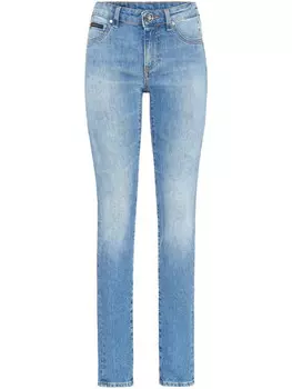 Джинсы с нашивкой-логотипом Philipp Plein, синий