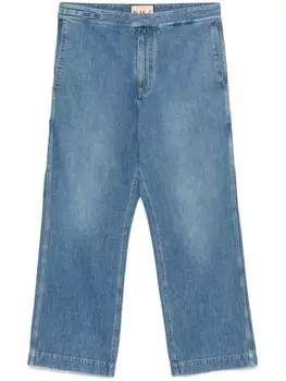 Джинсы с нашивкой-логотипом Plan C, синий