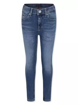 Джинсы с нашивкой-логотипом Tommy Hilfiger Junior, синий