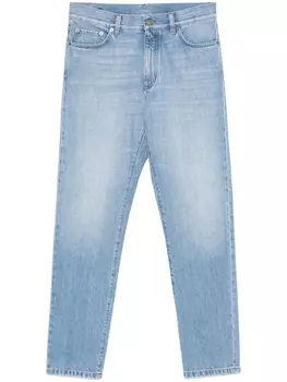 Джинсы с нашивкой-логотипом Zegna, синий