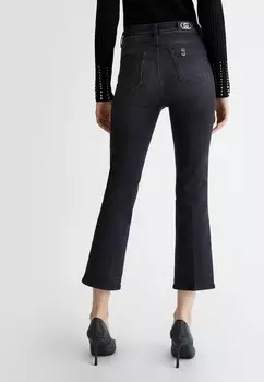 Джинсы с небольшим расклешенным низом LIU JO, цвет Dark Blue