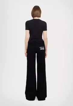 Джинсы с небольшим расклешенным низом STELLA WIDE LEG Versace, черный