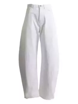 Джинсы с необработанными краями Alaa, белый