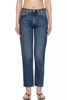 Джинсы с перекрученным швом Toteme, синий