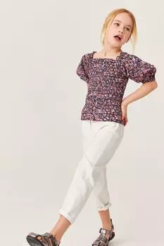 Джинсы с перекрученными швами Mint Velvet, белый