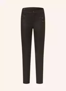 Джинсы с покрытием skinny Mac, черный