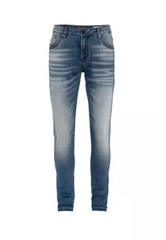 Джинсы с поношенным видом CIPO & BAXX, синий