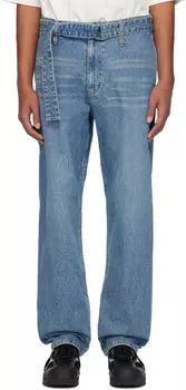 Джинсы с поясом WOOYOUNGMI