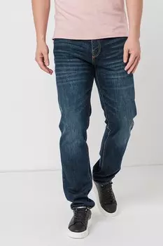 Джинсы с потертым эффектом Armani Exchange, синий