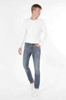 Джинсы с потертым эффектом Colin'S, синий