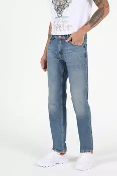 Джинсы с потертым эффектом Colin'S, синий